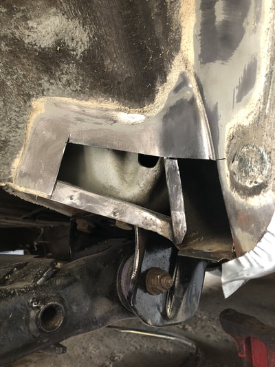 VW MK2 Golf Inner Rear Arch Welding Repair