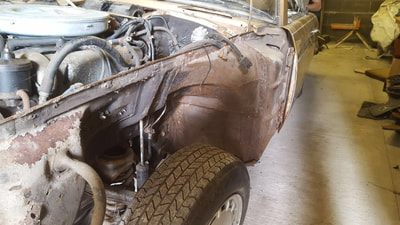 Mercedes Benz 350SL restoration project
