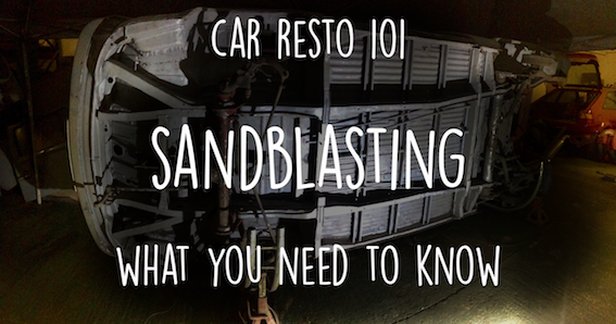 car sandblasting