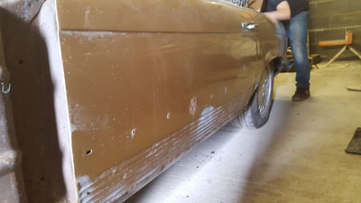 Mercedes Benz 350SL restoration project