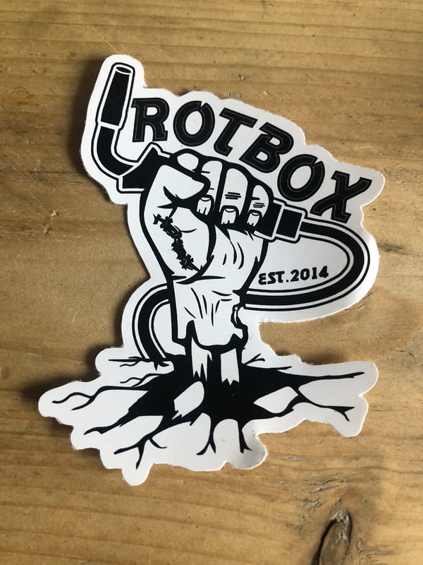 Rotbox Zombie Welding Hand Sticker
